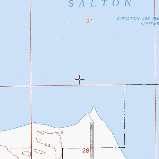Topographic Map of Benson Landing, CA