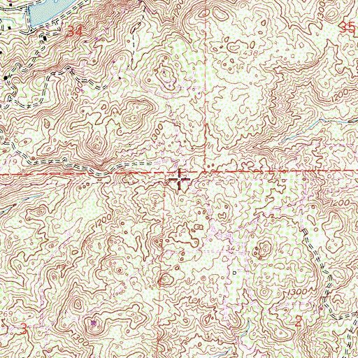 Topographic Map of De Luz Heights, CA