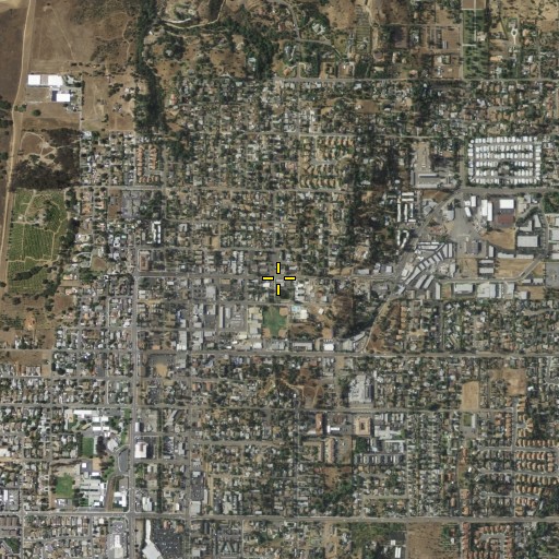 Aerial/Satellite Image of Fallbrook Chamber of Commerce, CA