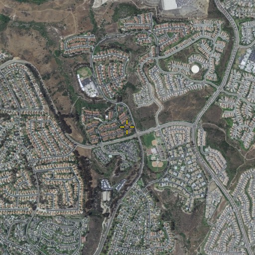 Aerial/Satellite Image of Hope Elementary School, CA