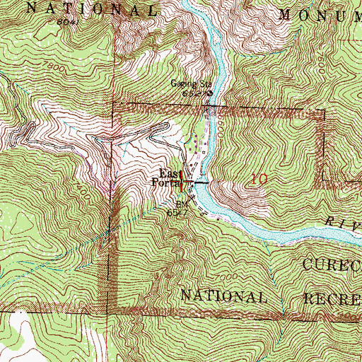Topographic Map of East Portal, CO