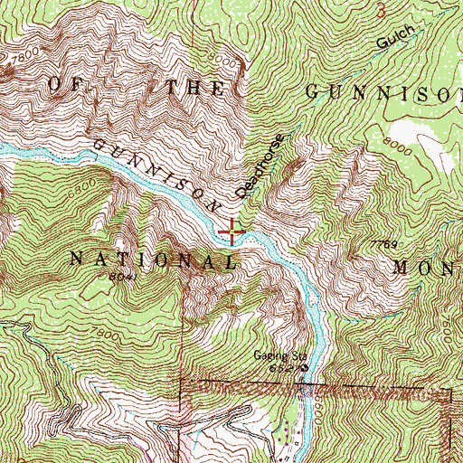 Topographic Map of Deadhorse Gulch, CO