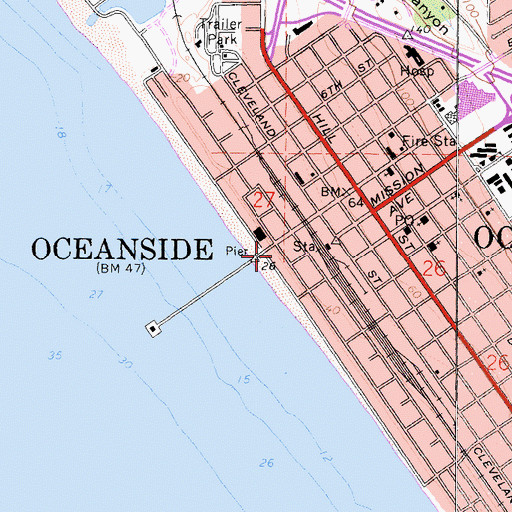 Topographic Map of Rotary Park, CA