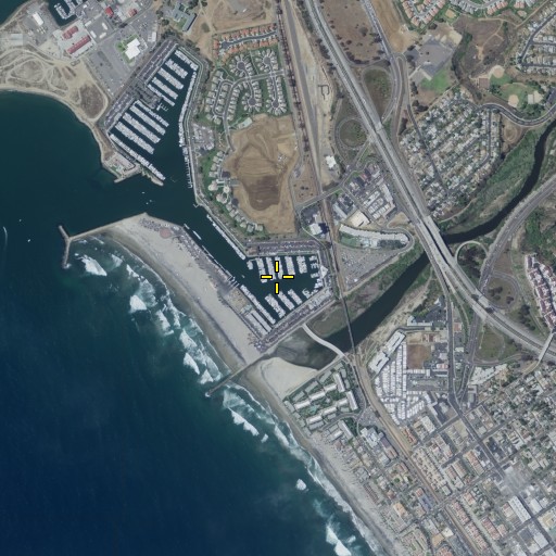 Aerial/Satellite Image of South Harbor, CA