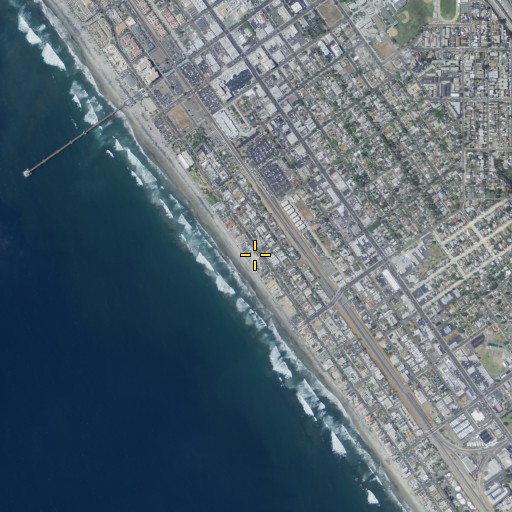 Aerial/Satellite Image of The Strand, CA