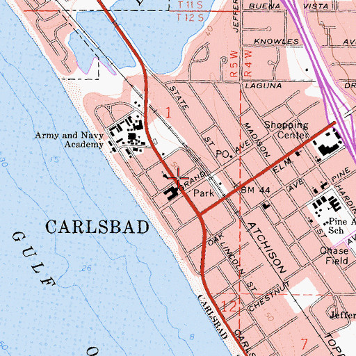 Topographic Map of Fraziers Mineral Well, CA