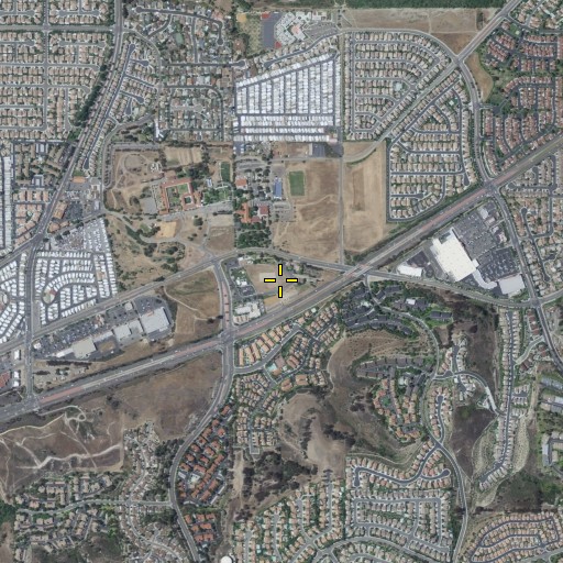 Aerial/Satellite Image of Ivey Ranch Park, CA