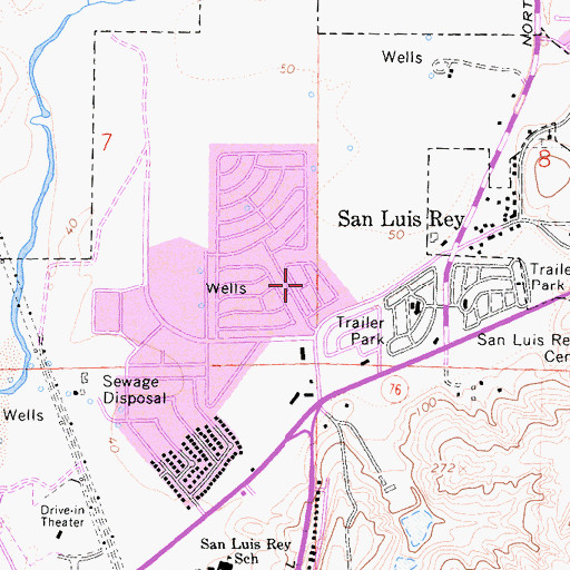 Topographic Map of Laguna Vista Trailer Park, CA