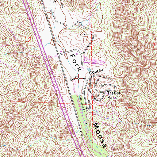 Topographic Map of Lawrence Welk Theater, CA