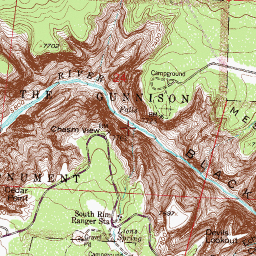Topographic Map of Big Draw, CO