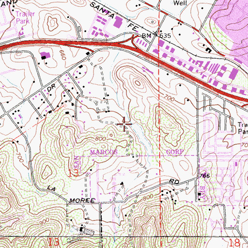 Topographic Map of Jacks Lake, CA