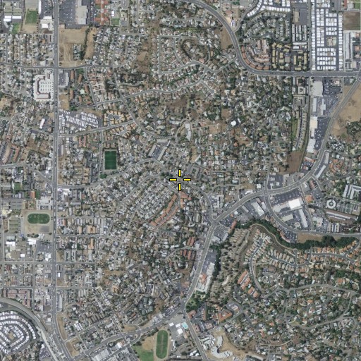 Aerial/Satellite Image of Raintree Park, CA