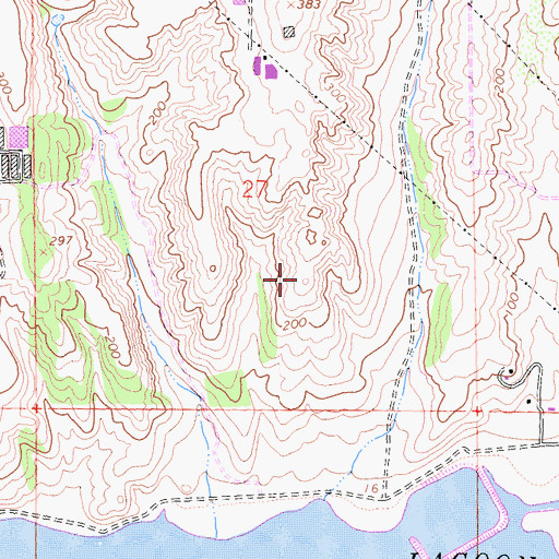 Topographic Map of Aviara Golf Course, CA