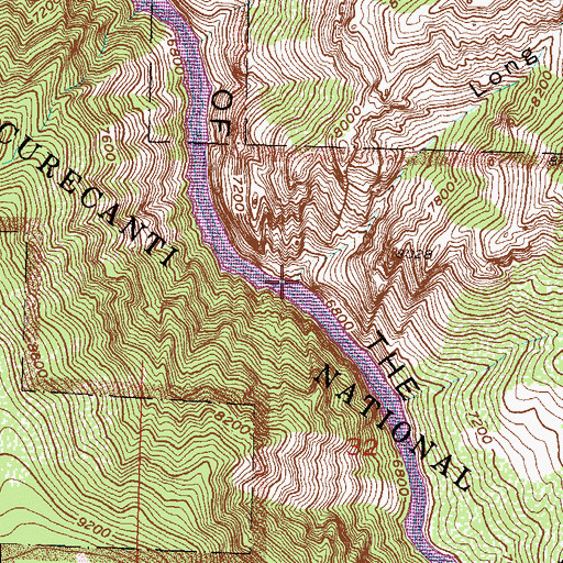 Topographic Map of Long Gulch, CO