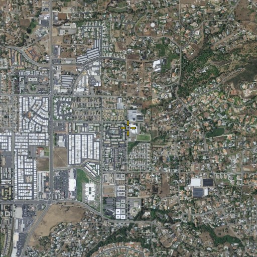 Aerial/Satellite Image of Palomar Continuation High School, CA
