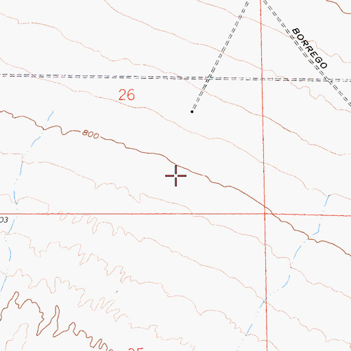 Topographic Map of Rams Hill Country Club, CA