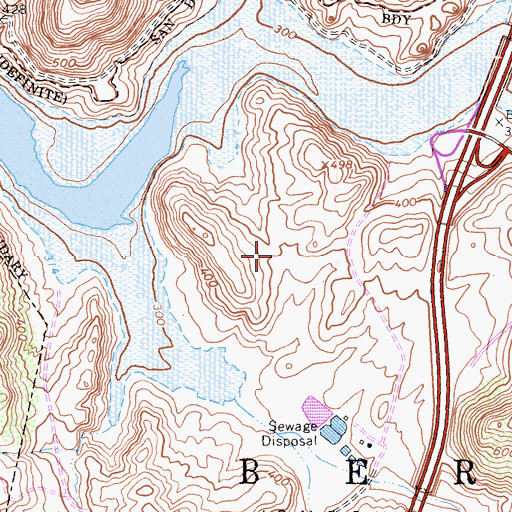 Topographic Map of Rancho Bernardo Community Park, CA