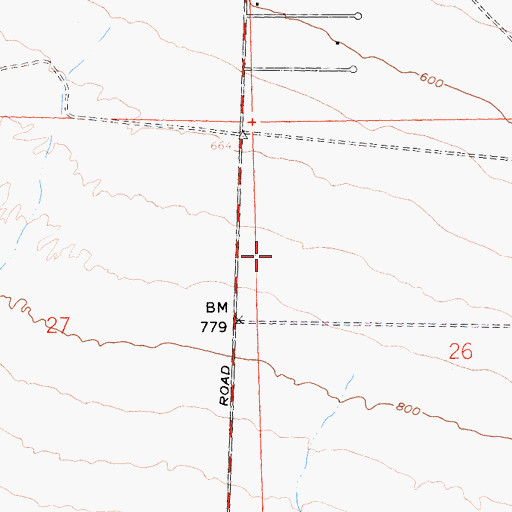 Topographic Map of Borrego Community Health Foundation, CA