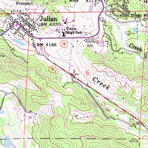 Topographic Map of Jess Martin Park, CA
