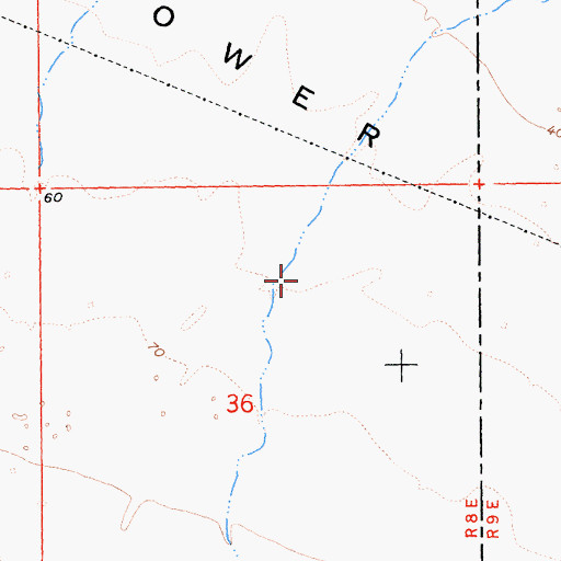 Topographic Map of Alma Wash, CA