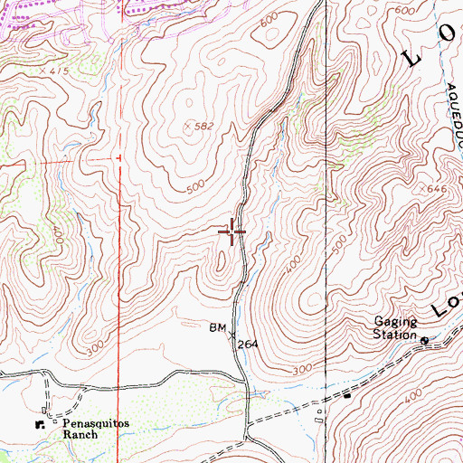 Topographic Map of Canyon View Elementary School, CA