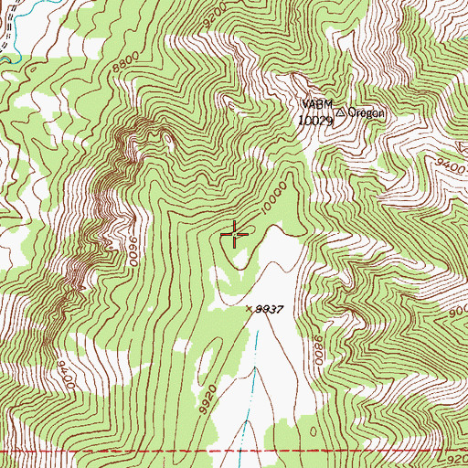 Topographic Map of Soap Mesa, CO
