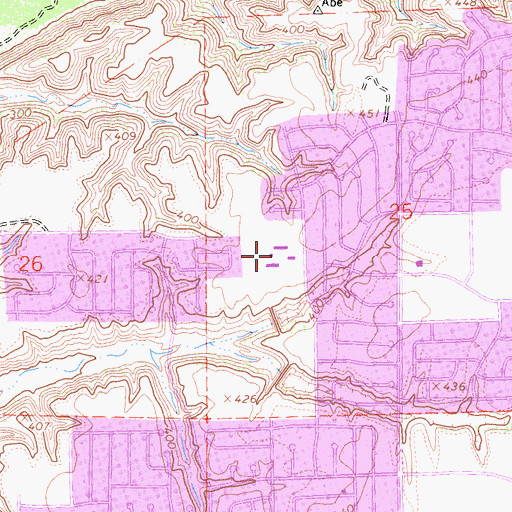 Topographic Map of Sandburg Elementary School, CA