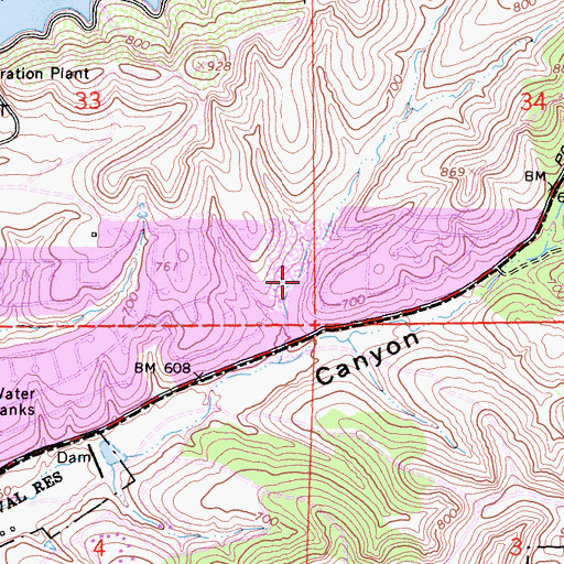 Topographic Map of Chauncy I. Jerabek Elementary School, CA