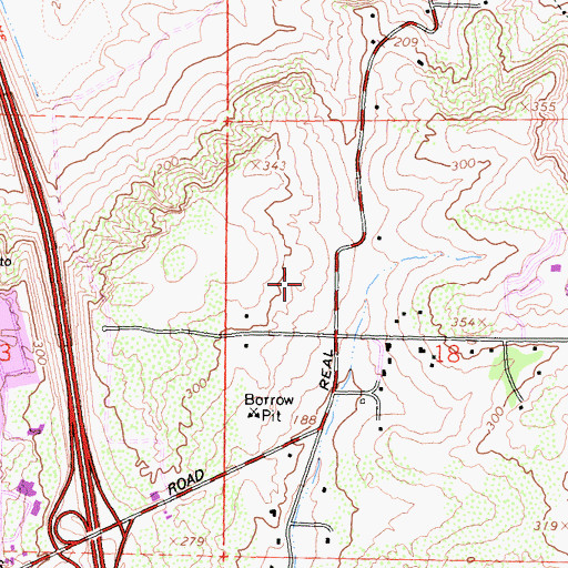 Topographic Map of Solano Highlands Park, CA