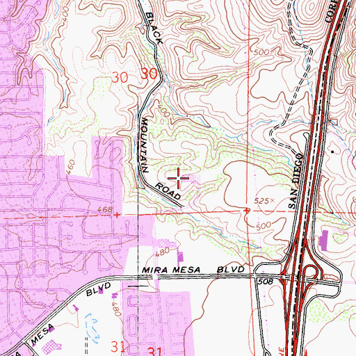 Topographic Map of Willard B Hage Elementary School, CA