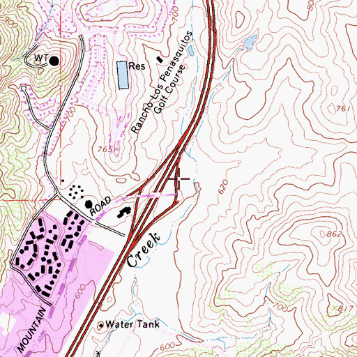 Topographic Map of Carmel Mountain Ranch Community Park, CA