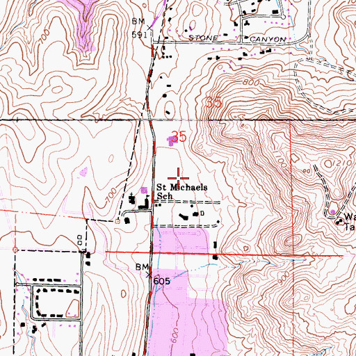 Topographic Map of Pomerado Hospital, CA