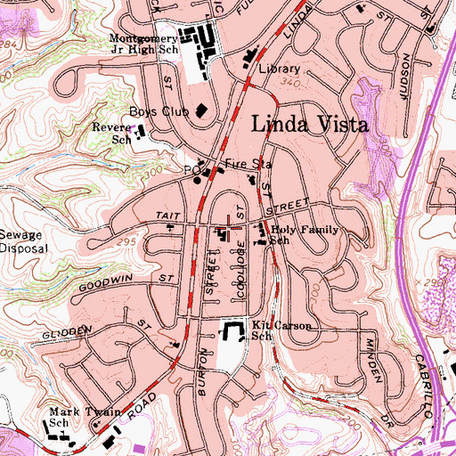 Topographic Map of Apostolic Church, CA
