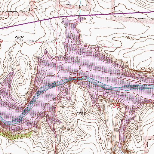 Topographic Map of Dry Creek, CO