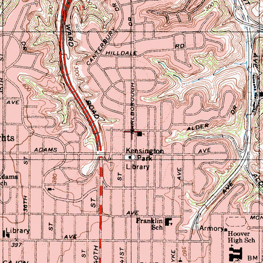 Topographic Map of United Church of Christ, CA