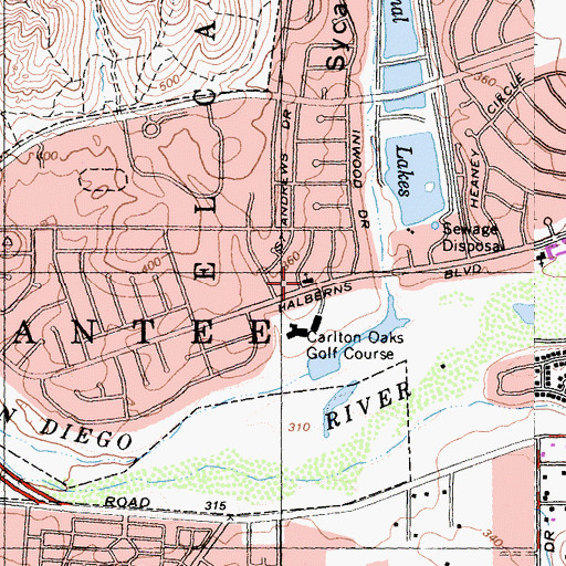 Topographic Map of Faith Tabernacle United Pentecostal Church, CA