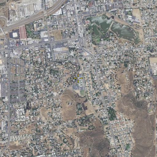 Aerial/Satellite Image of Lemon Crest Elementary School, CA
