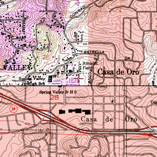 Topographic Map of Estrella County Park, CA