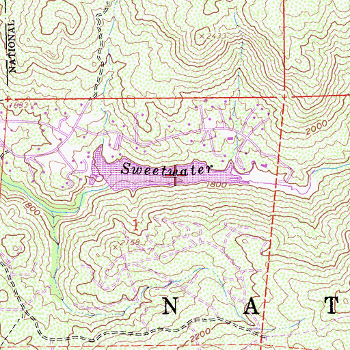 Topographic Map of Palo Verde Lake, CA