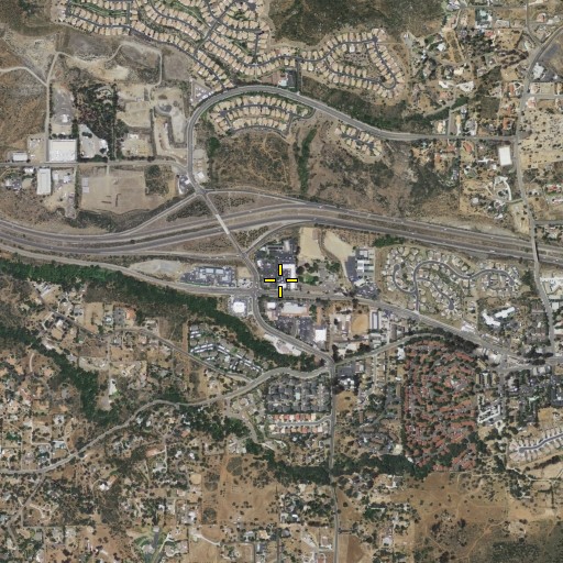 Aerial/Satellite Image of Alpine Community Center, CA