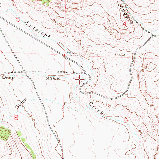 Topographic Map of Deep Gulch, CO