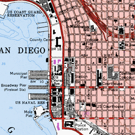 Topographic Map of McClintock Building, CA