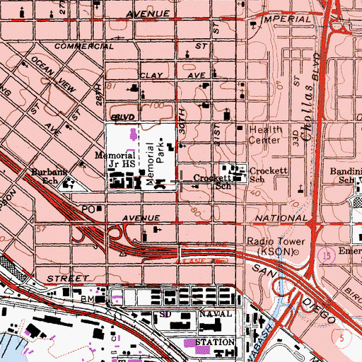 Topographic Map of Mount Zion Baptist Church, CA