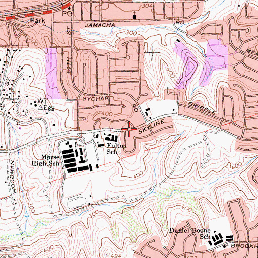 Topographic Map of Consider the Poor Ministries, CA