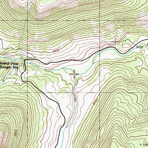 Topographic Map of Road Canyon, CO