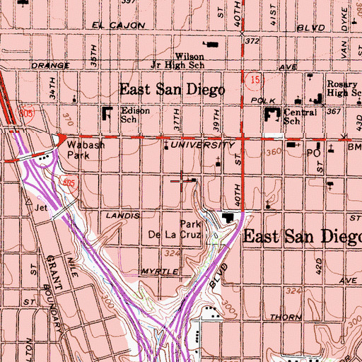Topographic Map of Saint Nicholas Russian Orthodox Church, CA