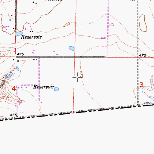Topographic Map of Britannia Commerce Center, CA