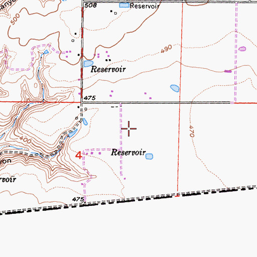 Topographic Map of Martinez Ranch, CA