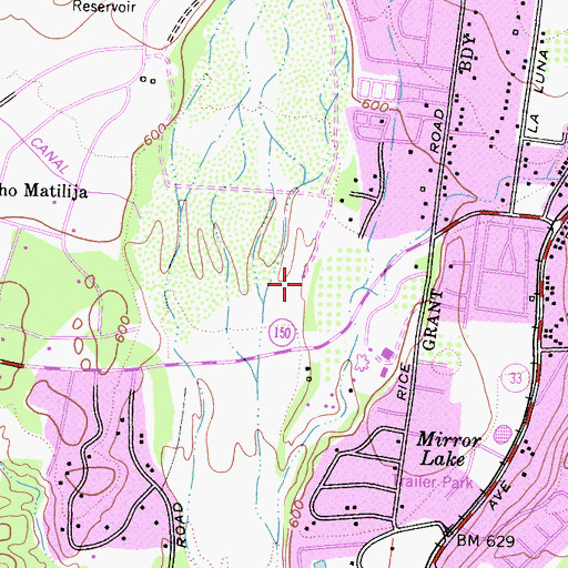 Topographic Map of Ojai Refuse Transfer Station, CA