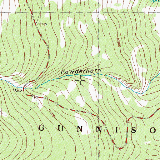 Topographic Map of Old Stage Station, CO